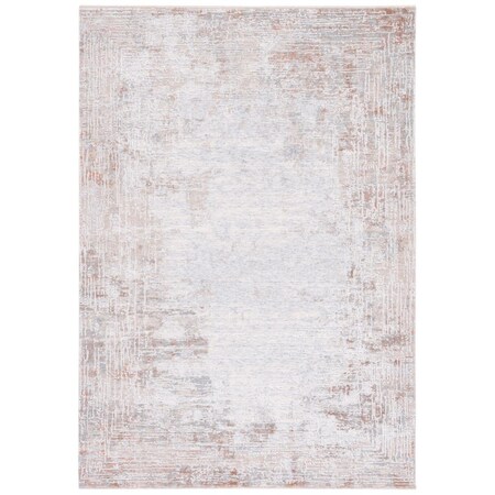 Safavieh 4 x 6 ft. Marmara Contemporary Power Loomed Rectangle Rug Beige & Blue Rust MRM310B-4